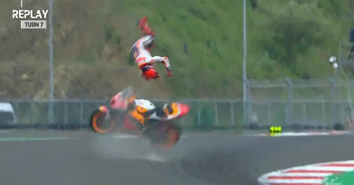 MotoGP 2022, GP di Indonesia a Mandalika, Marc Marquez non ha corso il gran premio: "Sto bene dopo la forte caduta che ho avuto questa mattina"[VIDEO]