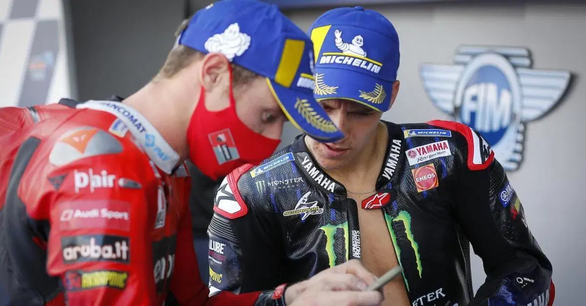 MotoGP 2022, GP di Indonesia a Mandalika, Fabio Quartararo: "Che gara sull'acqua! Jack Miller dice che sono stato aggressivo? Non mi interessa"