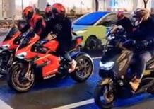 Il T-Maxista sfida tutti: Ducati Panigale, BMW S1000RR e supersportive varie [VIDEO VIRALE]