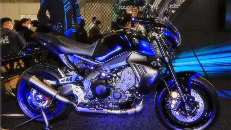 Yamaha MT-09 Cyber Rally. Allestimento giapponese