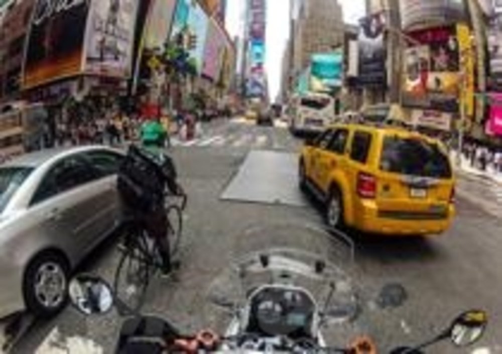 In moto a New York