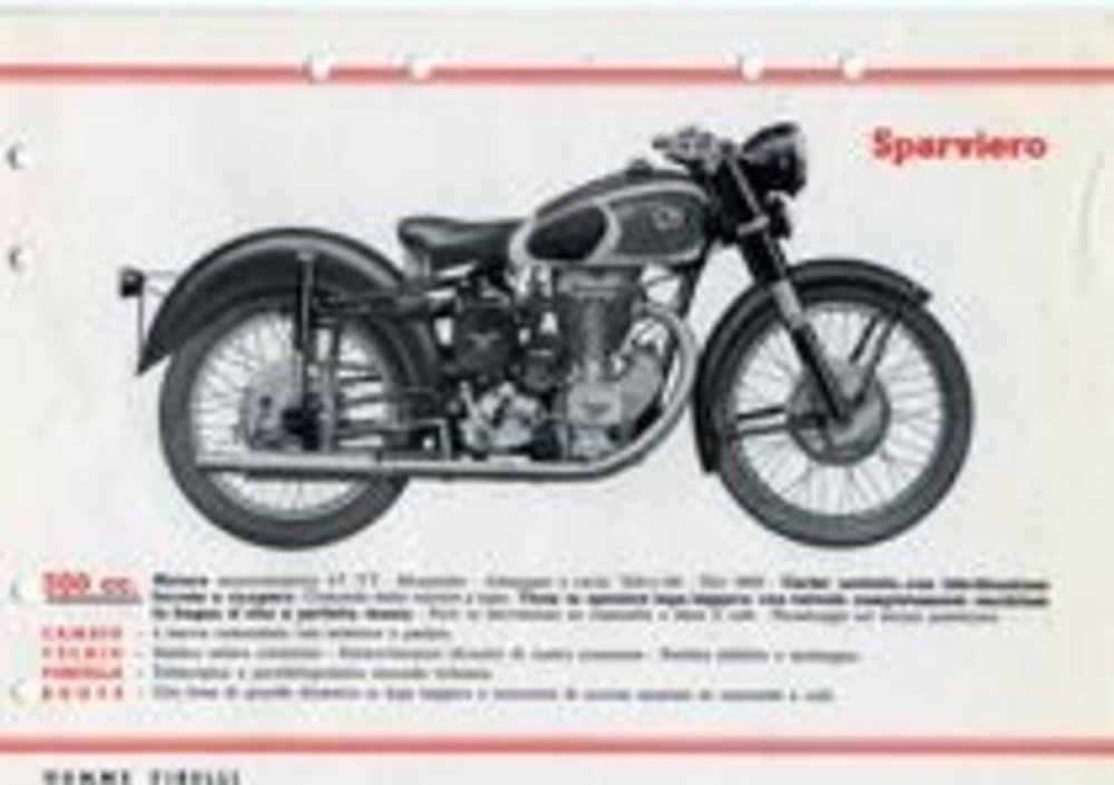 La CM 500 Sparviero, costruita a Bologna da una azienda di dimensioni poco pi&amp;ugrave; che artigianali, era una monocilindrica di elevata qualit&amp;agrave;, che ha avuto una diffusione limitata
