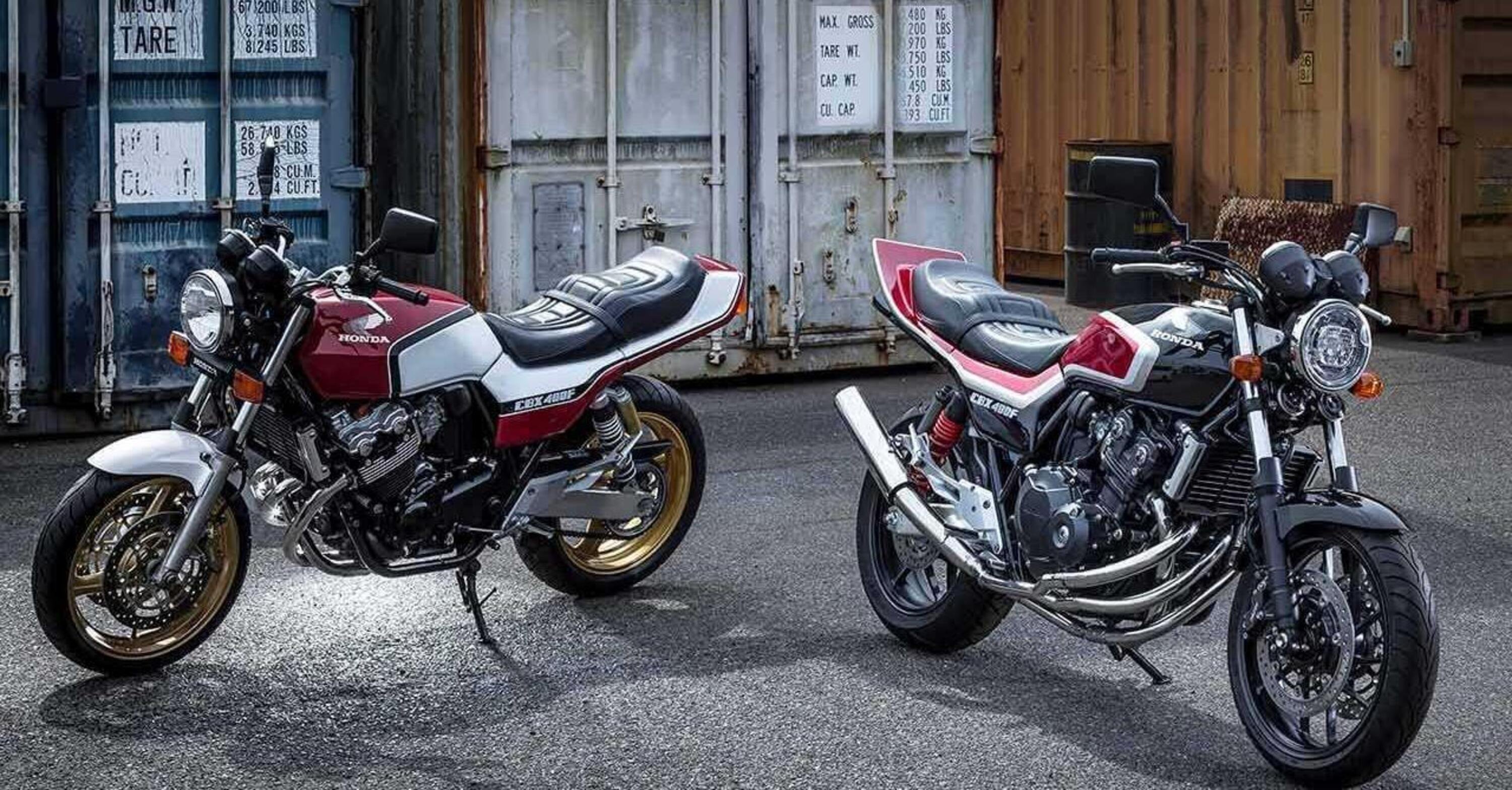 La Honda CB400F 2022 si veste da CBX400F anni Ottanta