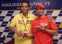 MotoGP, Valentino Rossi: “Con Max Biaggi ora ci salutiamo”