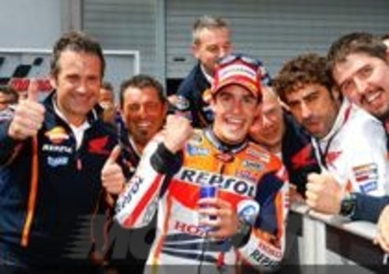 Il team Honda HRC e Marc Marquez
