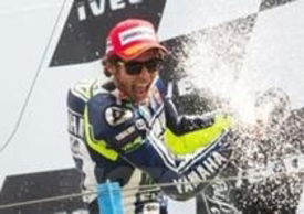 Rossi sul podio di Assen, 2013 
