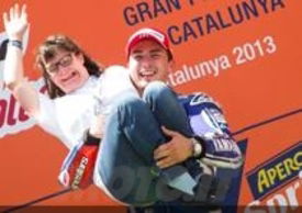 Anna Vives e Jorge Lorenzo