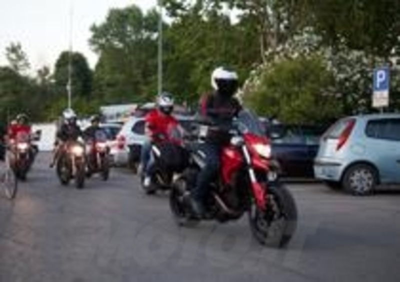 L&#039;arrivo sul Portocanale di Rimini verso il chiosco della Iole
