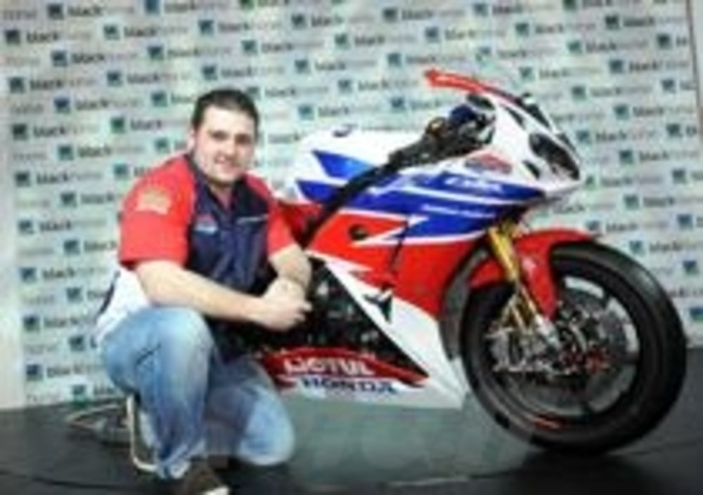 Michael Dunlop alla presentazione del Team Honda TT Legends
