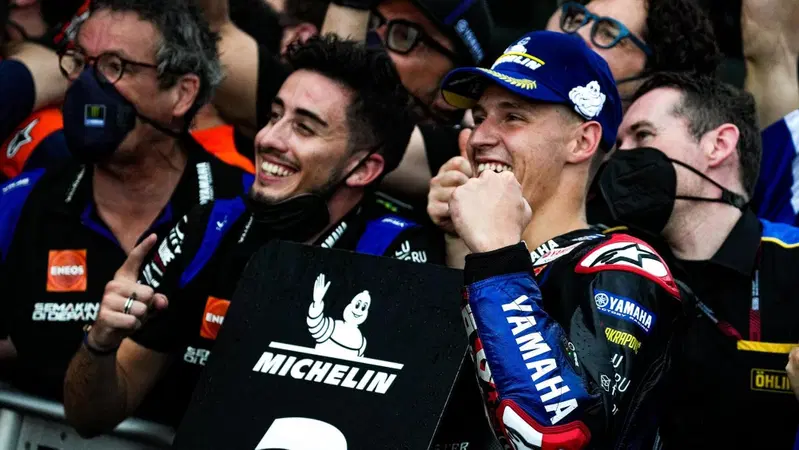 MotoGP 2022. Quartararo (Yamaha): "Rossi leggenda, ma come guida pi&ugrave; forte Marquez"