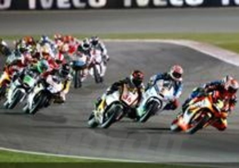 Partenza della Moto2, Qatar 2013
