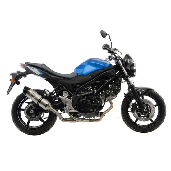 Alla Suzuki SV650 è dedicata una completa linea di scarichi in acciao inox e carbonio