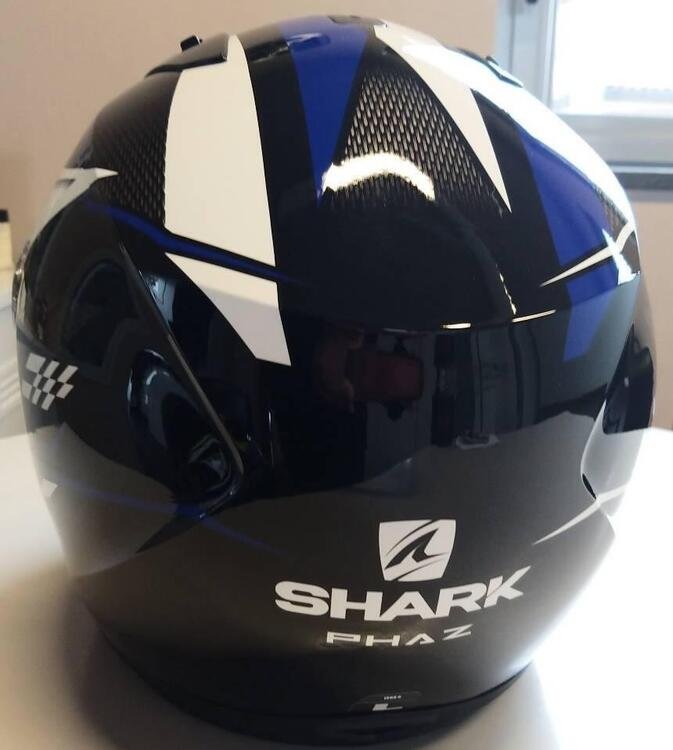 CASCO SHARK RIDILL PHAZ BLU Shark Helmets (3)