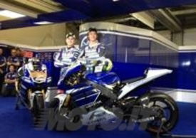 Le Yamaha YZR-M1 di Jorge Lorenzo e Valentino Rossi
