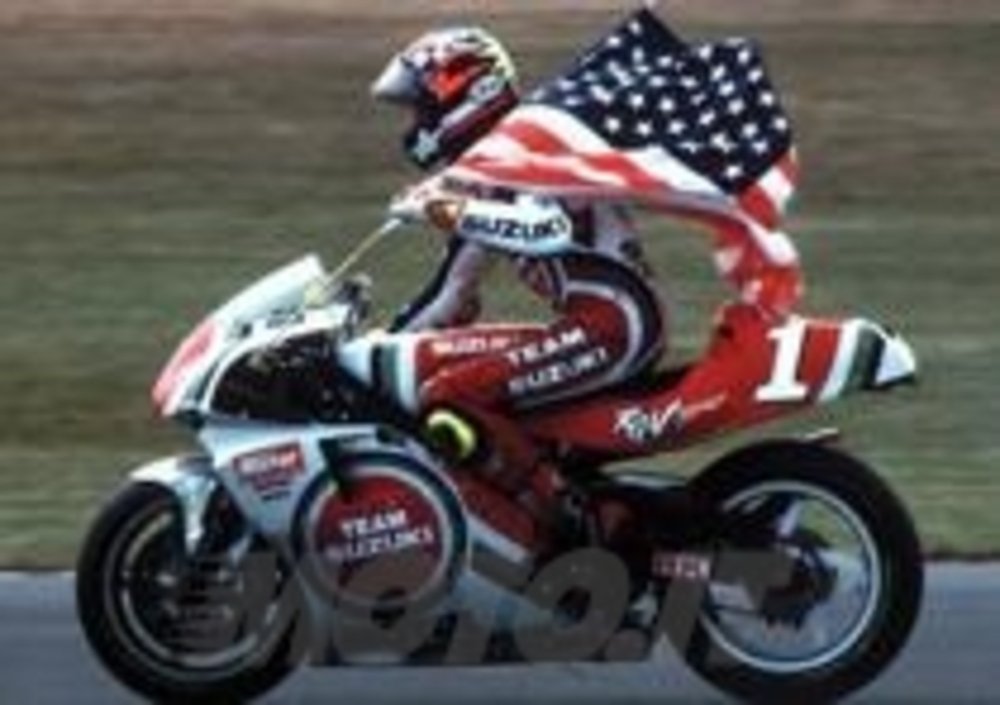 Kevin Schwantz a Donington 1994, la sua ultima vittoria nel motomondiale

