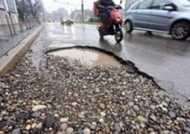 Ecco come si presentano oggi molte nostre strade
