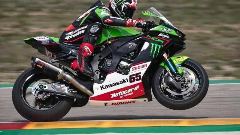 SBK, Rea davanti a tutti nella prima giornata di test ad Aragon