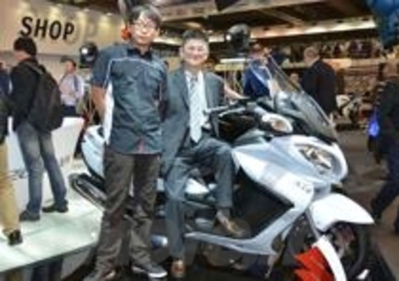 Akihiro Sudo e Yoshinori Kohinata, gli autori del nuovo Burgman 650
