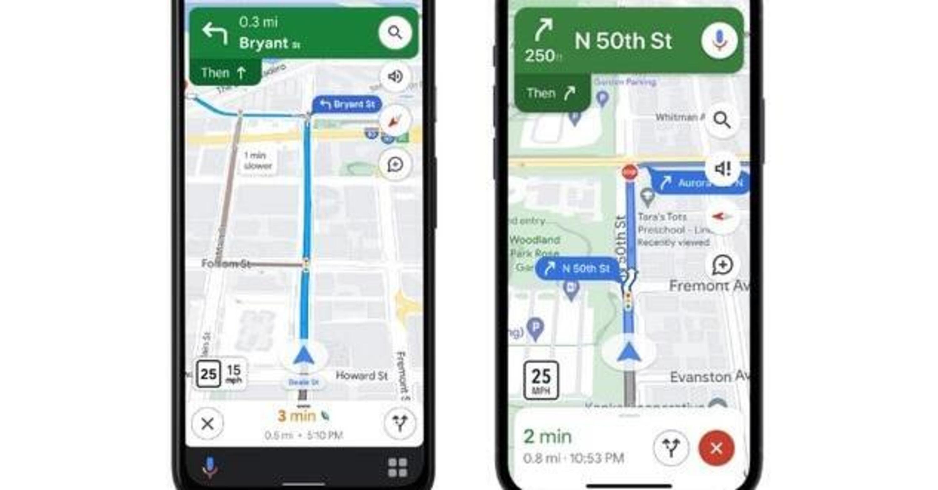 Google Maps, nuove funzioni: pedaggi, mappe pi&ugrave; dettagliate e navigazione con Apple Watch