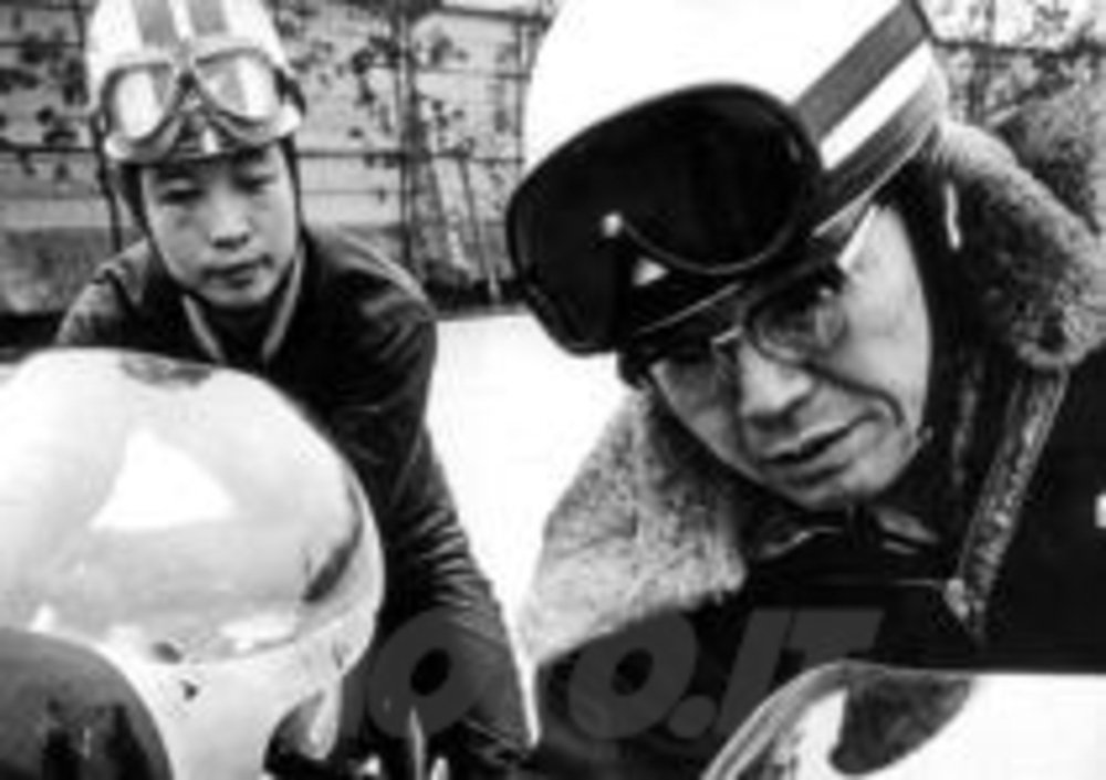 Soichiro Honda (a destra)
