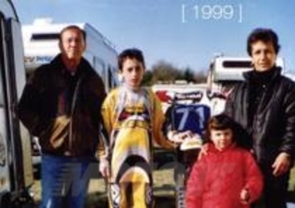 1999, Tony Cairoli con la famiglia
