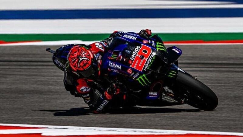 MotoGP 2022. GP delle Americhe ad Austin, Fabio Quartararo primo nelle Fp3