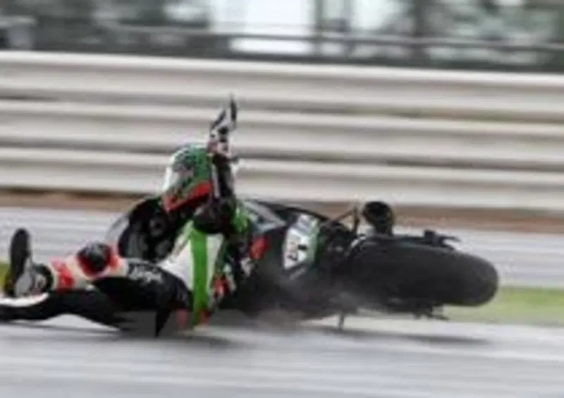 La scivolata di Sykes durante la Superpole&amp;nbsp;
