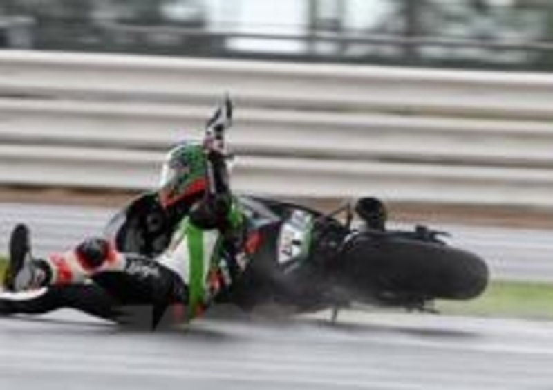 La scivolata di Sykes durante la Superpole&amp;nbsp;
