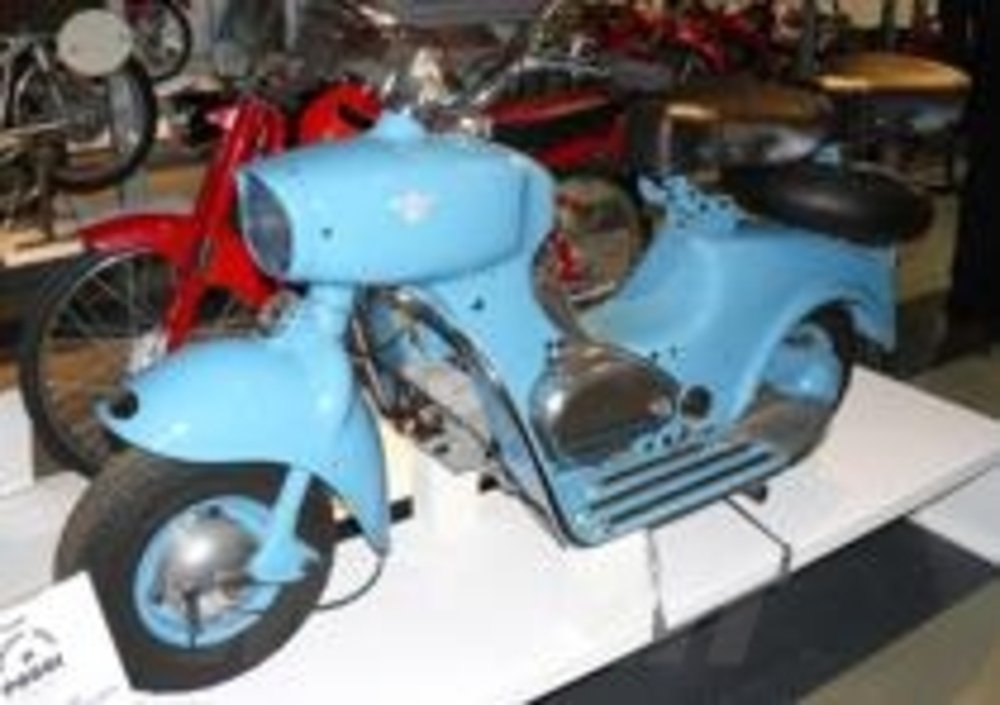 Un bellissimo scooter Formichino, autentico oggetto di design
