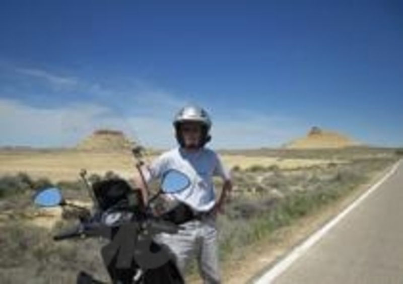 Il margine del deserto di Bardenas Reales