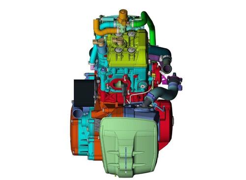 Un motore V2, molto KTM, registrato da Qianjiang. Per Benelli? (2)