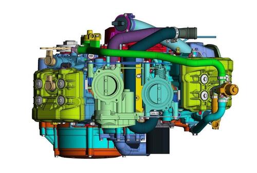 Un motore V2, molto KTM, registrato da Qianjiang. Per Benelli? (4)