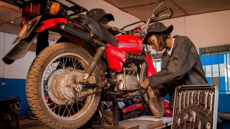 Le moto Yamaha a Riders for Health per l&#039;assistenza sanitaria in Africa