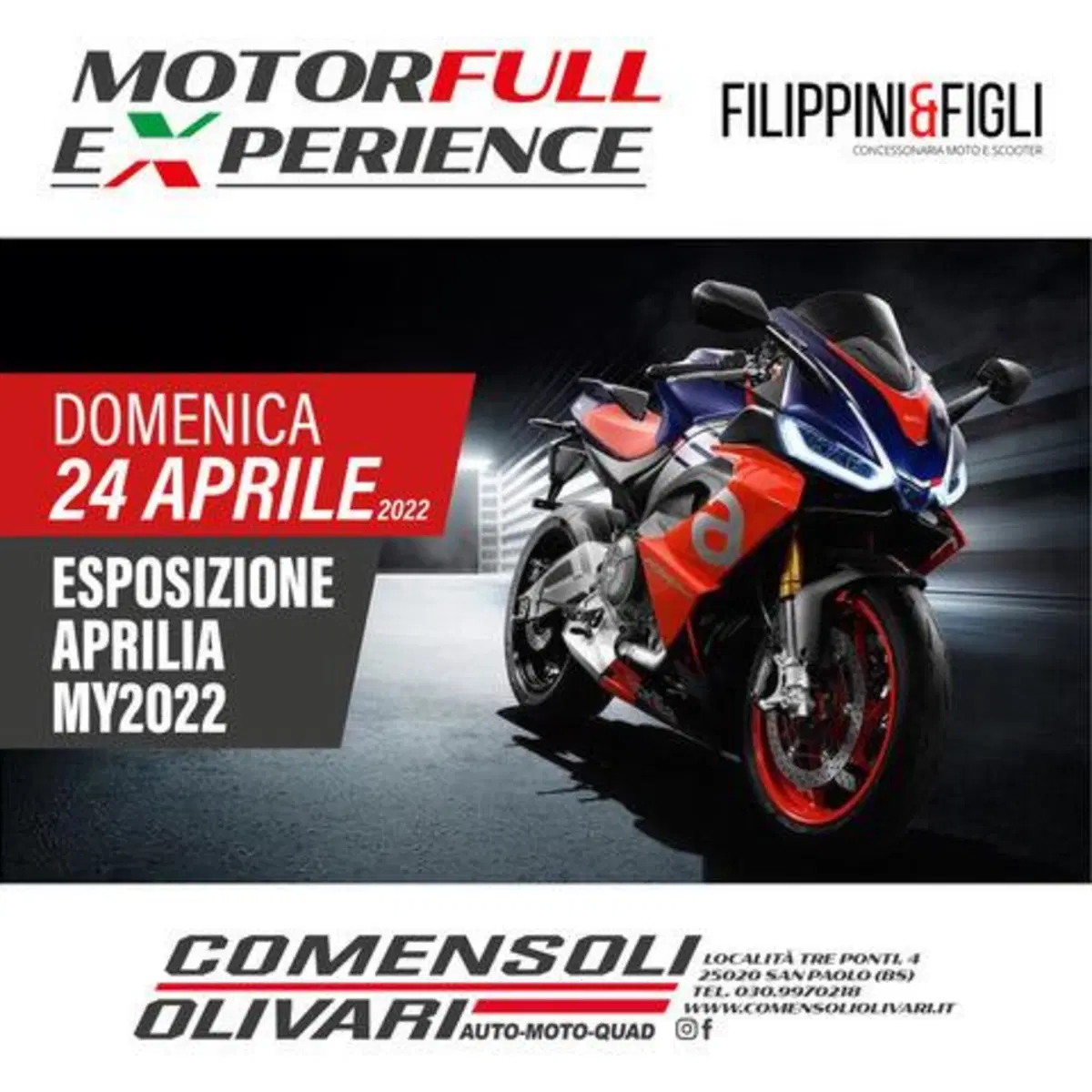 Motorfull Experience: domenica 24 aprile a San Paolo (BS)