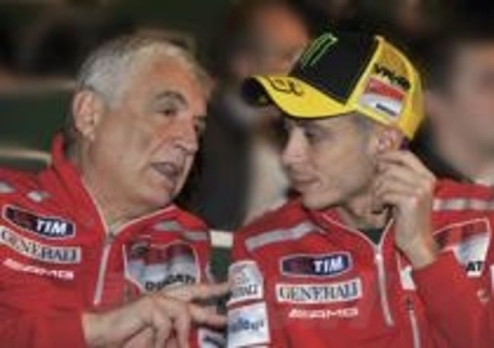 Gabriele Del Torchio con Valentino Rossi