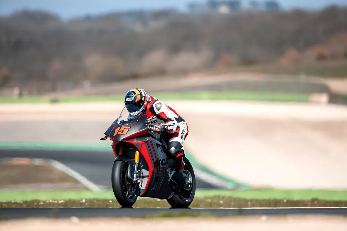 MotoGP: la Ducati MotoE gira a Vallelunga [VIDEO] (10)