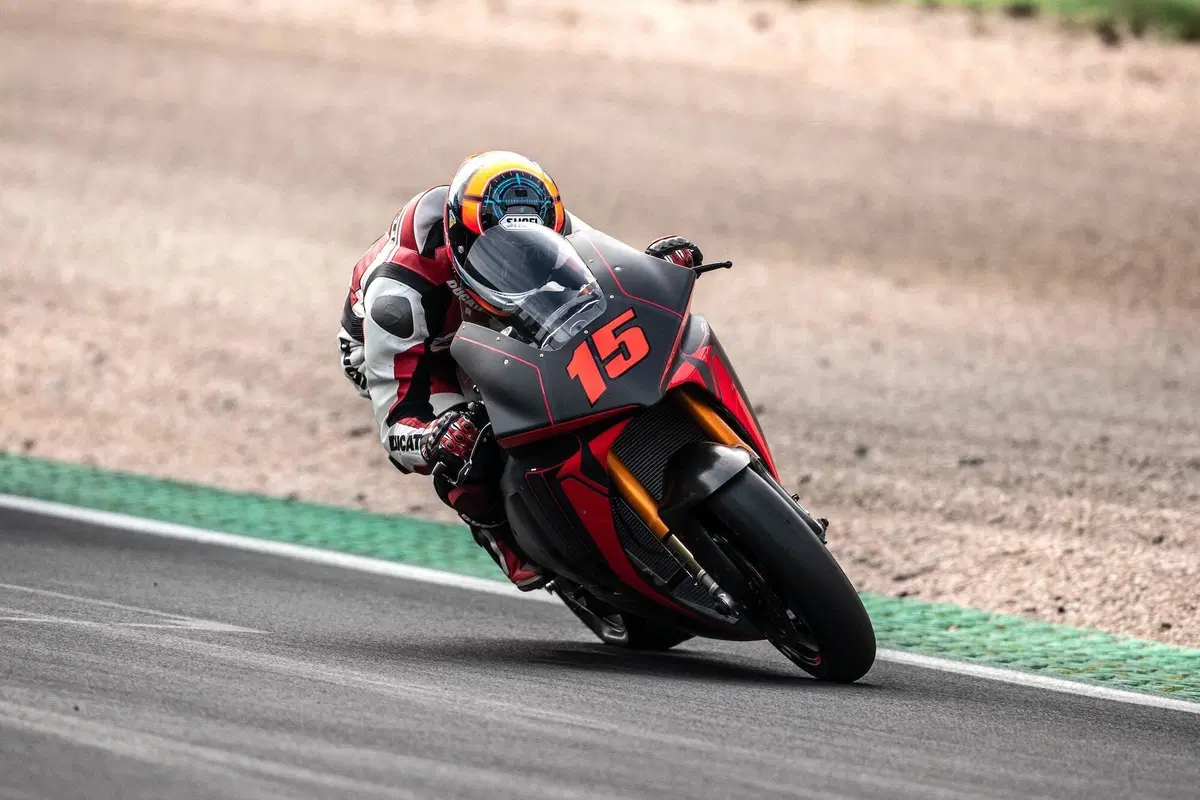 MotoGP: la Ducati MotoE gira a Vallelunga [VIDEO] (11)