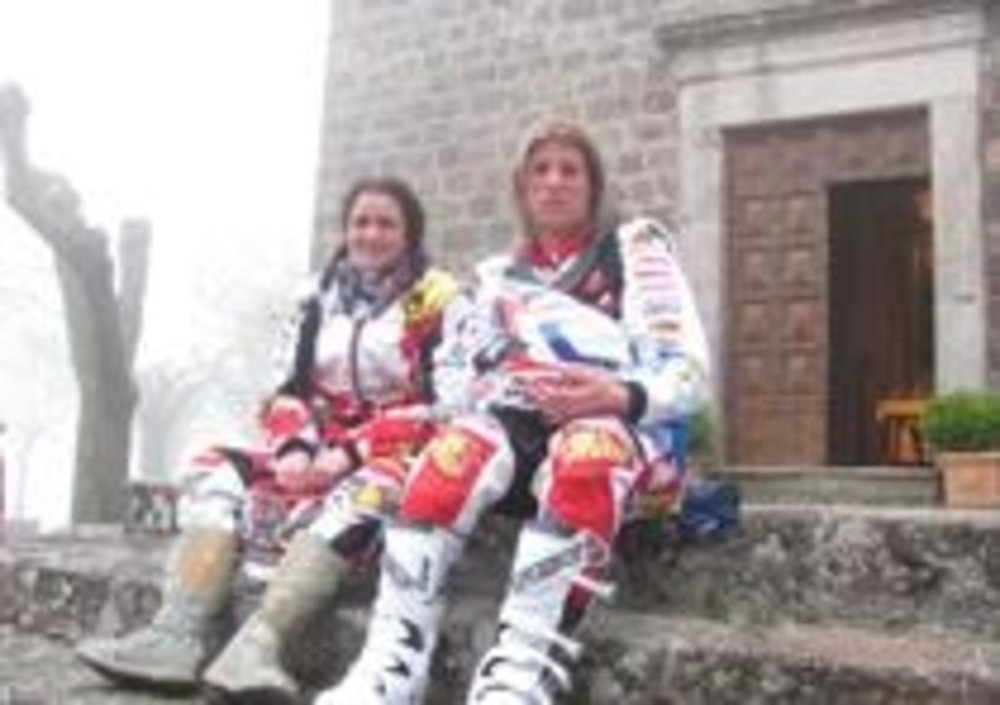 Giulia Torri ed Alessandra Sbrana alla partenza
