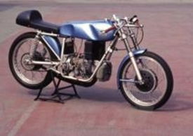 Mondial 125 GP disco rotante, raffreddamento misto, 1964
