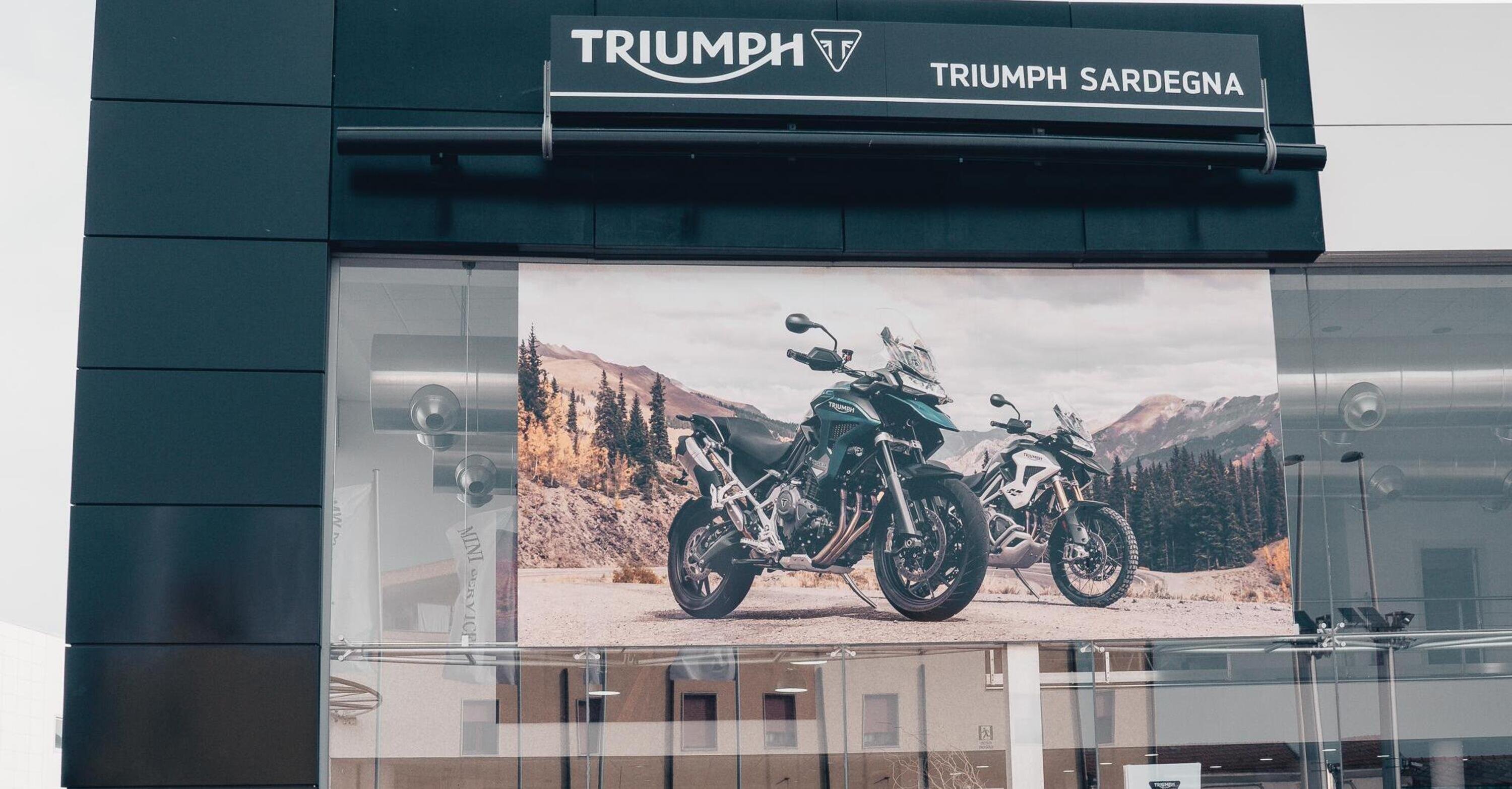 Triumph Motorcycles sbarca in Sardegna con PimaxCar Group