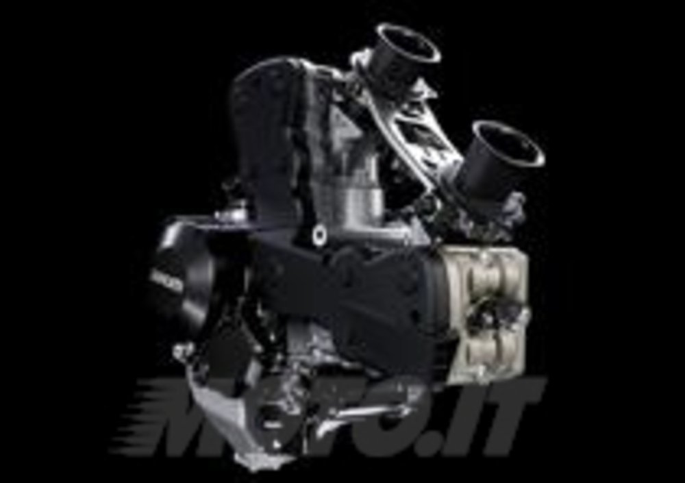 Il blocco motore della Ducati 848 Evo
