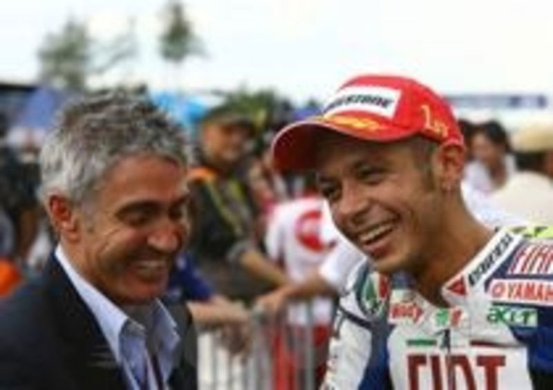 Doohan e Valentino Rossi: due dei tanti campioni cresciuti con Burgess