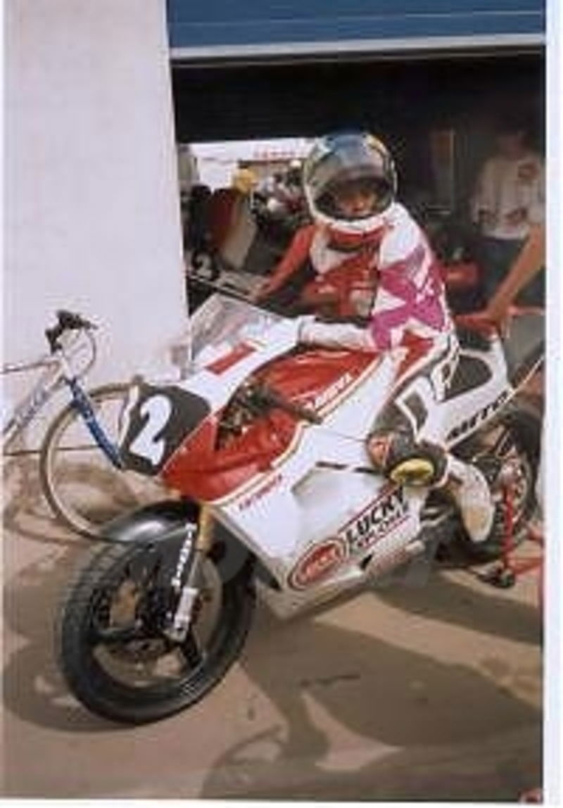 Rossi su Cagiva 125
