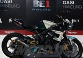 La Street Triple R con cui si correrà il Triumph ParkinGO European Series