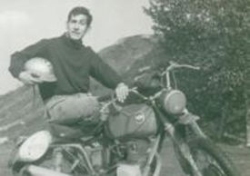 Nico a 17 anni con la sua Gilera 98. Era uno sbarbato nel vero senso della parola!
