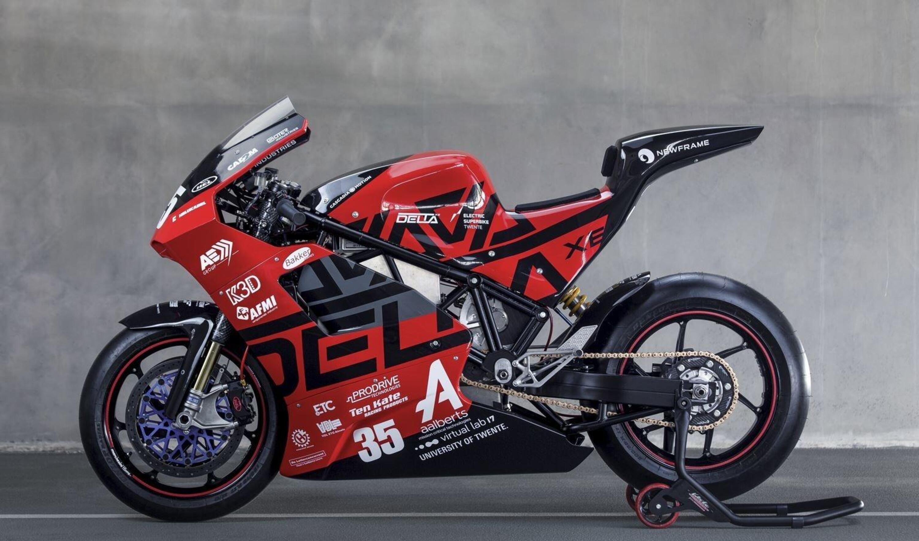 Delta-XE la superbike elettrica, da 300 km/h, degli studenti olandesi