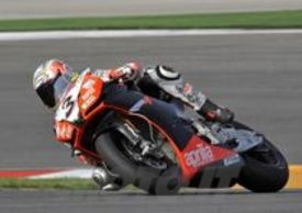 Max Biaggi, secondo con l'Aprilia
