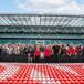 Logo Honda da Guinness dei record nel tempio del rugby. Un sostegno allo sport