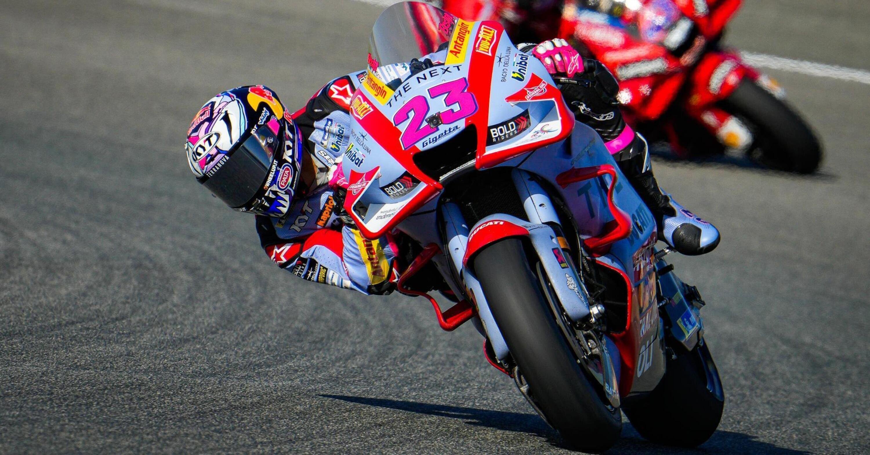 MotoGP 2022. GP di Spagna a Jerez, Enea Bastianini contento a met&agrave;: &quot;Bene con la soft meno con la media&quot;