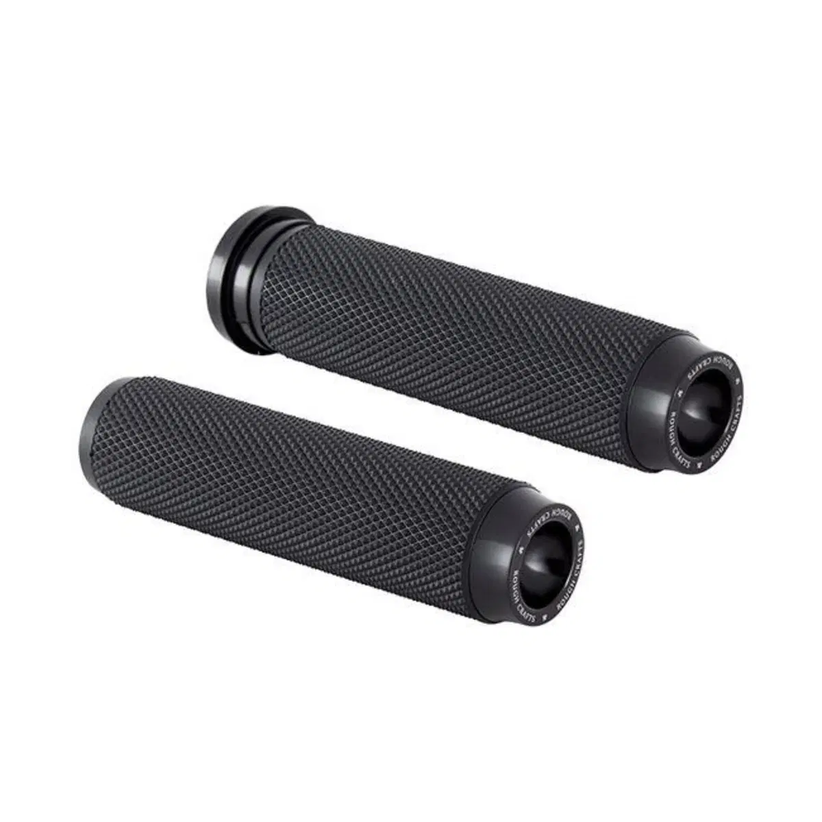 Manopole Knurled con gomma nere per acceleratore e Rough Crafts
